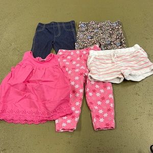 Infant Girl’s 5 Piece Lot Size 9-12 Month